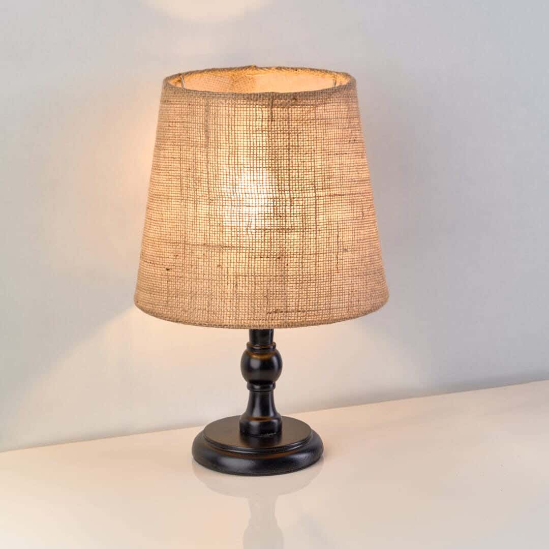 Modern Lampshade, 30 X 30 X 45 Cm, Wood - Black