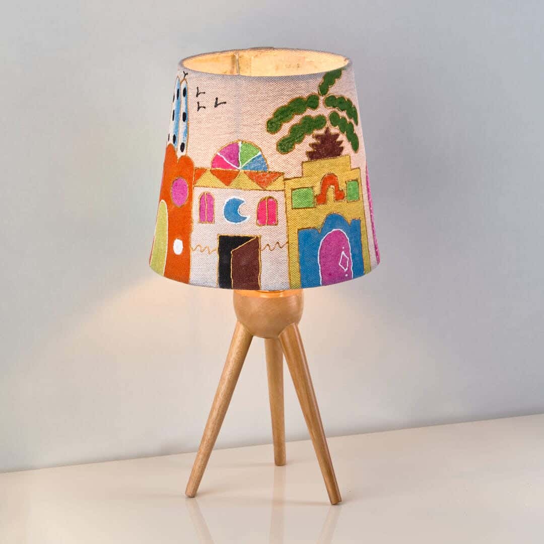 Modern Lampshade, 30 X 30 X 45 Cm, Wood - Wooden