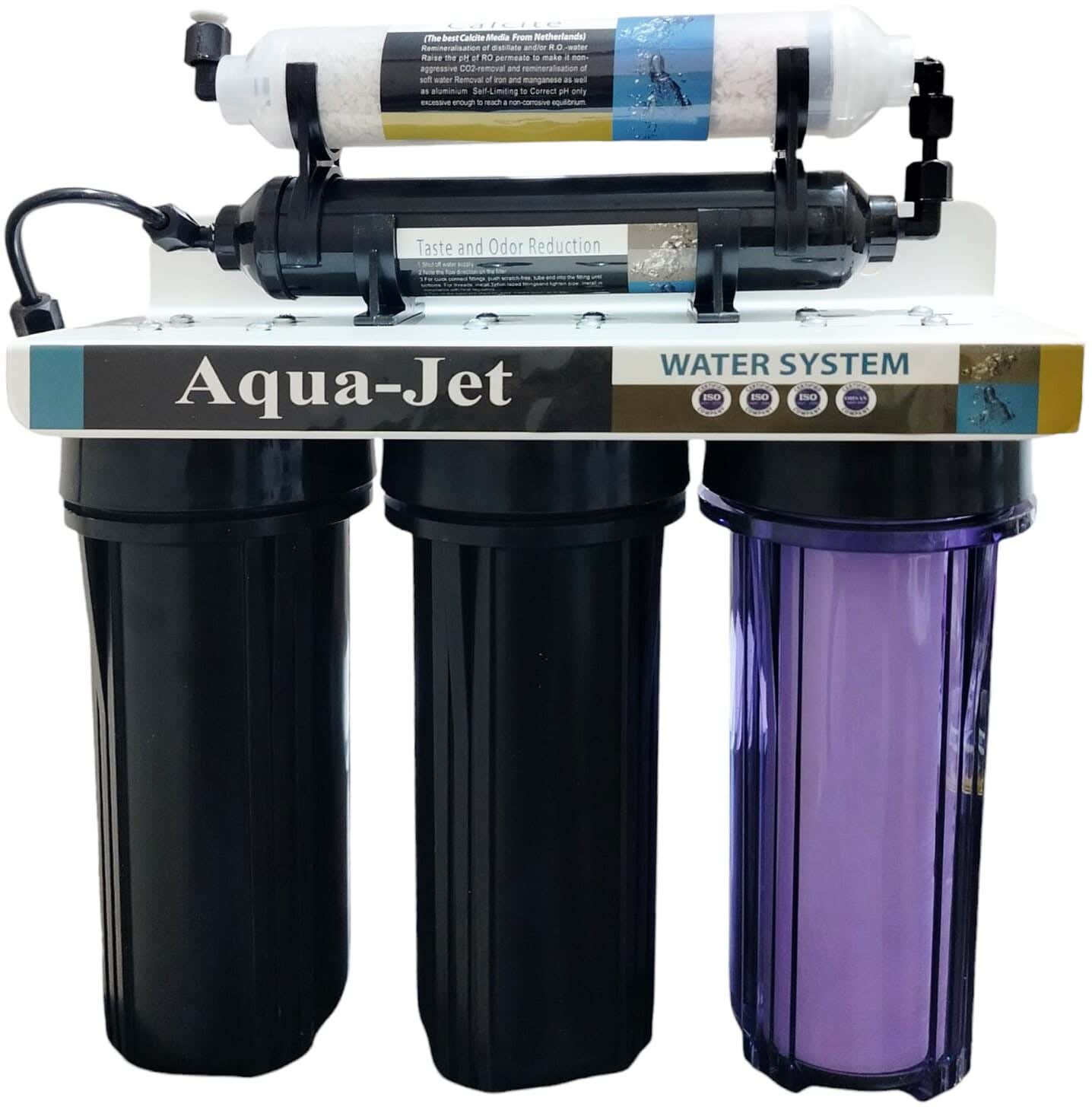 Aqua Jet Plastic Drinking Water Filter - Black
