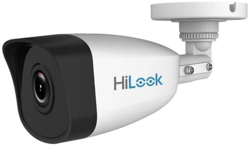 HILOOK THC-B150-PC Fixed Mini Bullet Camera, 5MP - White Black