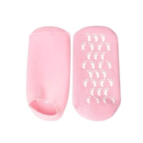 Silicone Socks, Foot Pad, Whitening Feet - Pink