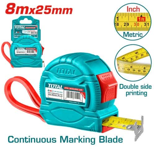 Total Measuring Meter, 8 Meters, TMT34825 - Multicolor