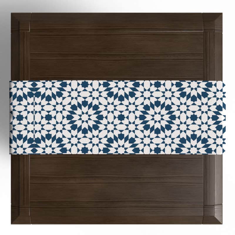 Velvet Runner TableCloth, 35×140 cm - Multicolor