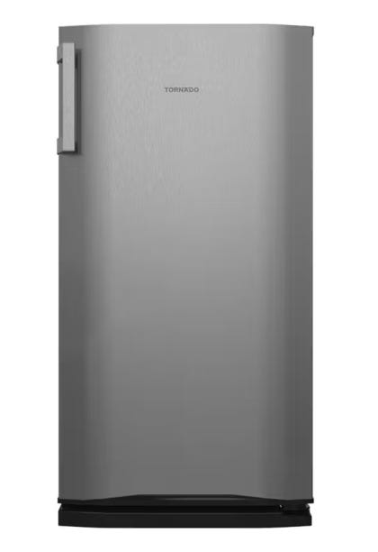 Tornado RH-H18T-DST No Frost Upright Freezer, 5 Drawers, 185 Liters - Silver