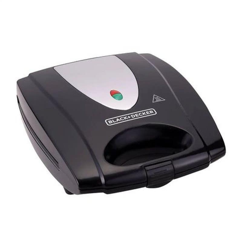 Black & Decker TS2130-B5 Sandwich Maker, 3 in 1, 780 Watt, 2 slices - Black