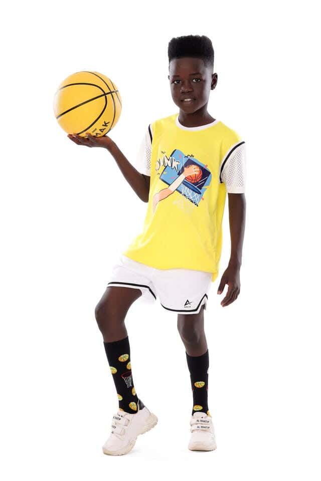 Anja Polyester Short Sleeve T-Shirt, For Boys - Yellow