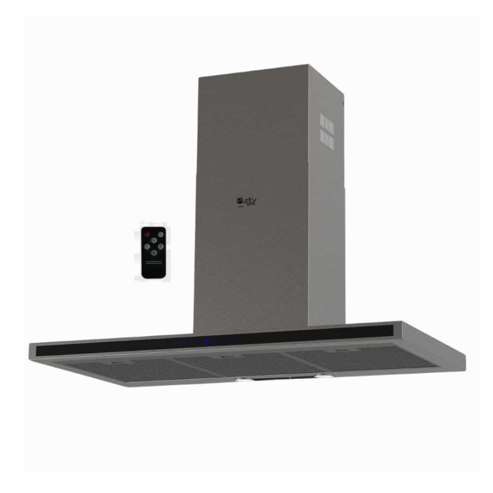 Purety Built-in Cooker Hood, 90cm, 5 Speeds, TSD DARK INOX PRO PLUS 90cm - Grey