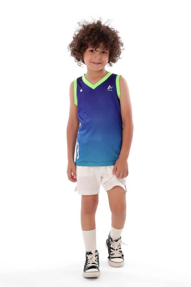 Anja Polyester Sleeveless Tank Top, For Boys - Blue