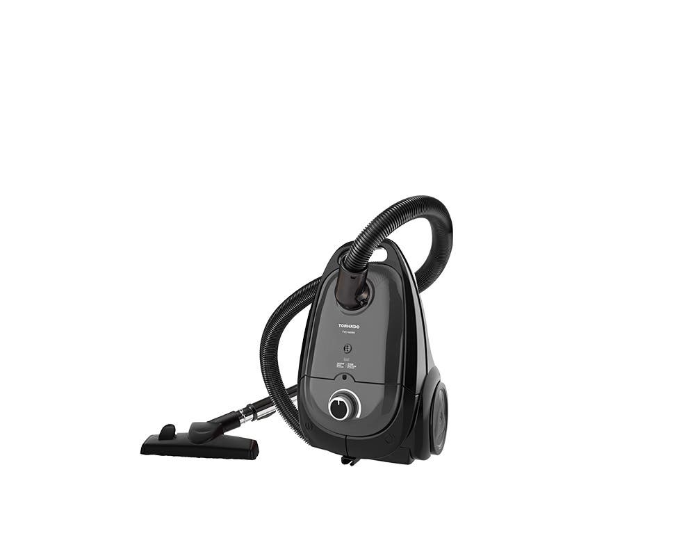 Tornado TVC-160SG Vacuum Cleaner, 1600 Watt, Anti-Bacterial Filter - Grey
