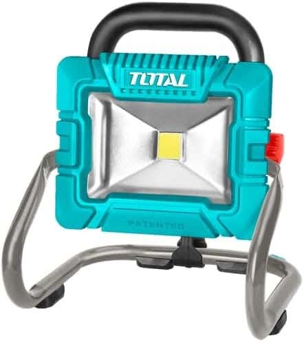 Total LED flashlight, 3.6V, 1800 lumens, Type-C charger - Blue