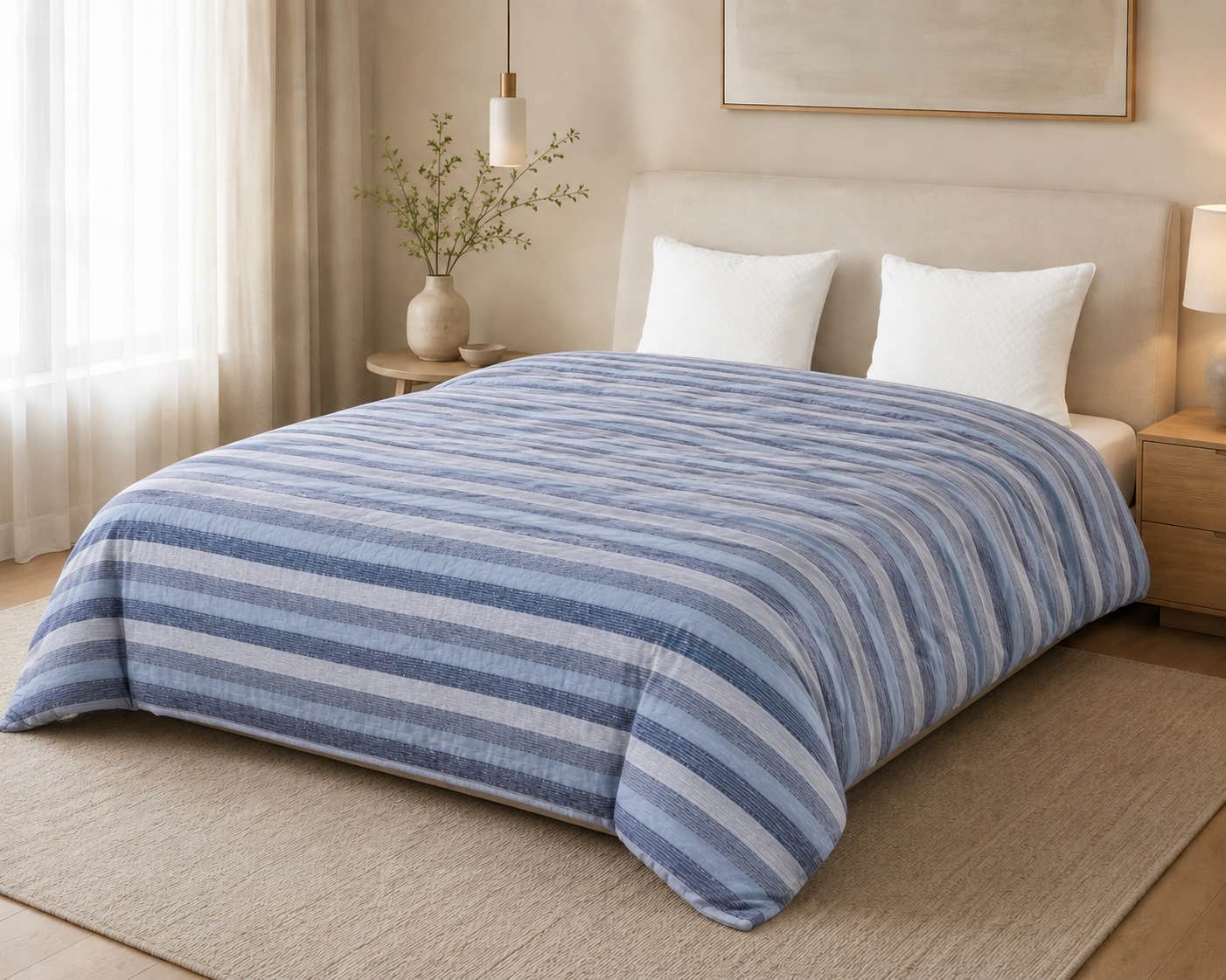 Bed&Bed Microfiber Duvet Cover, 230x230 cm - Multicolor