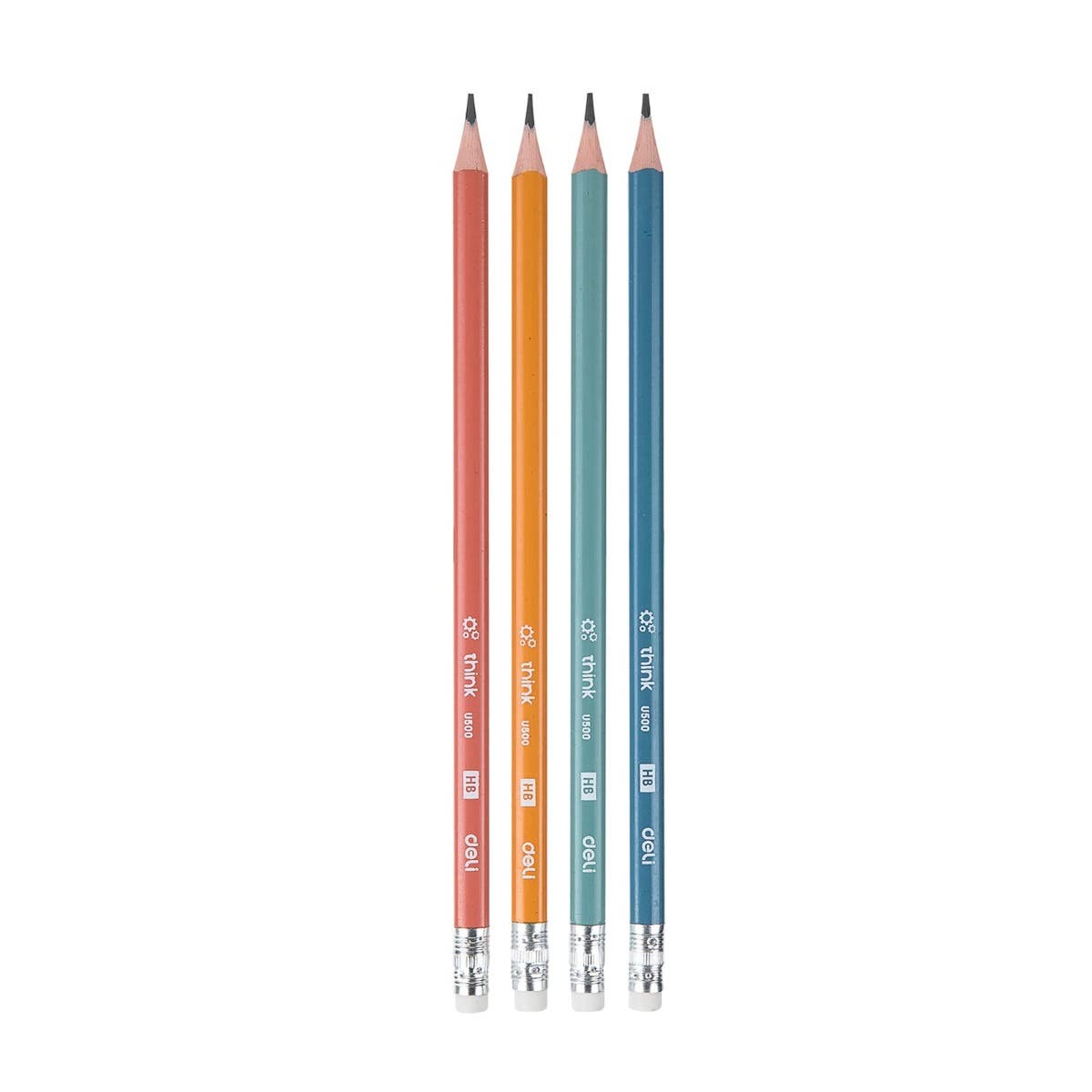Deli U50000 Pencil Set, 12 Pens - Multicolor