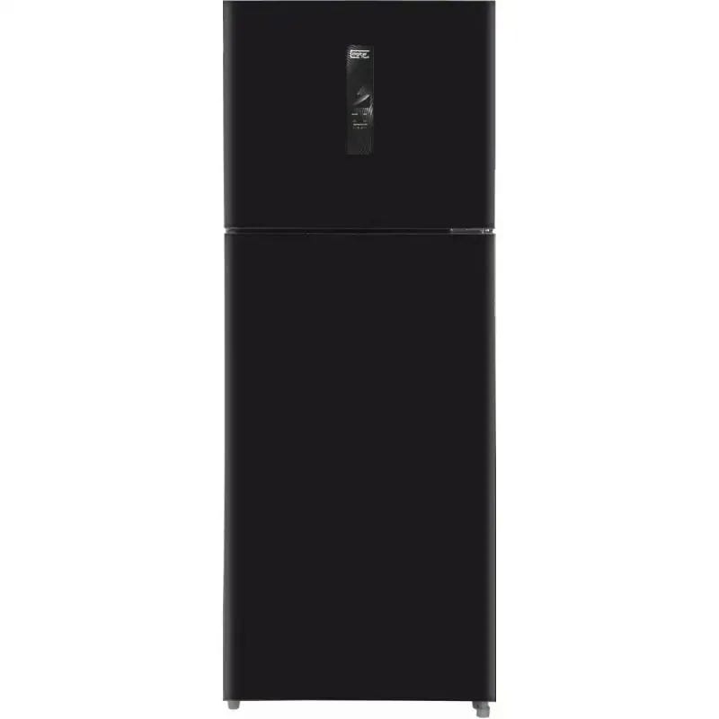 Unionaire URN-500LBLBA-DTSR No-Frost Refrigerator, 420 Liters, 2 Doors, Top Freezer, Digital Touch Display - Black