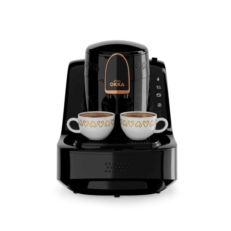 Arzum OKKA Coffee Machine, 2 Cups - Black Gold