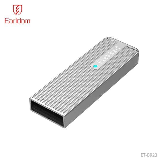Earldom Et-Br23 Bluetooth 5.3 Wireless Audio Receiver - Instant & Easy Play - Compatible With All Devices - Silver - Silver