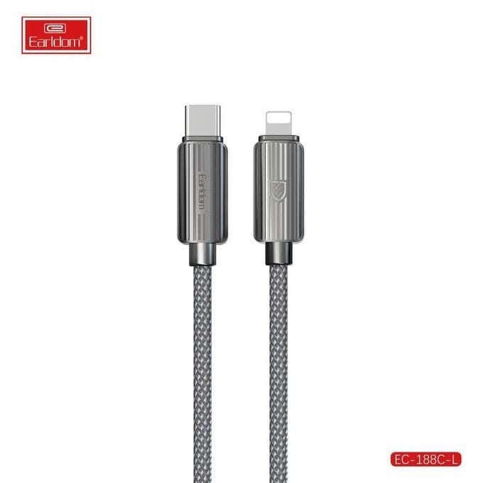 Earldom Cableec-188 Type C-Lightning 30W - Black