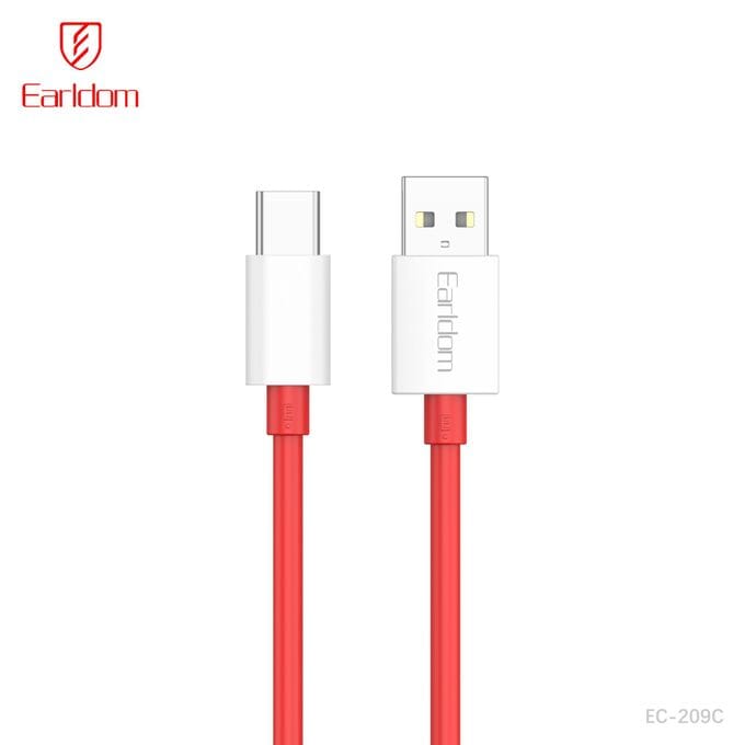 Earldom Cable Ec-209C 10A Flash Charging 1.5M For Oneplus - Red
