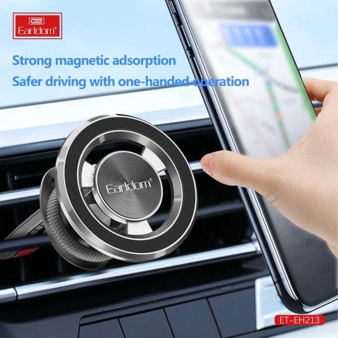 Earldom Holder Eh213 360° Rotatable The Holder Flexiblymagnetic Car Holder - Black