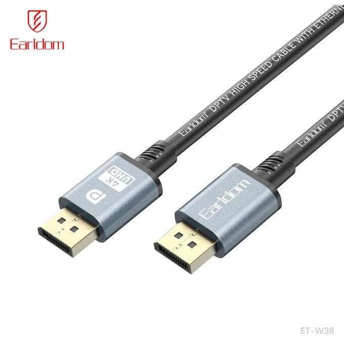 Earldom Cable Et-W38 4K@ 60Hz D.P To Hdtv Cable 2M - Black