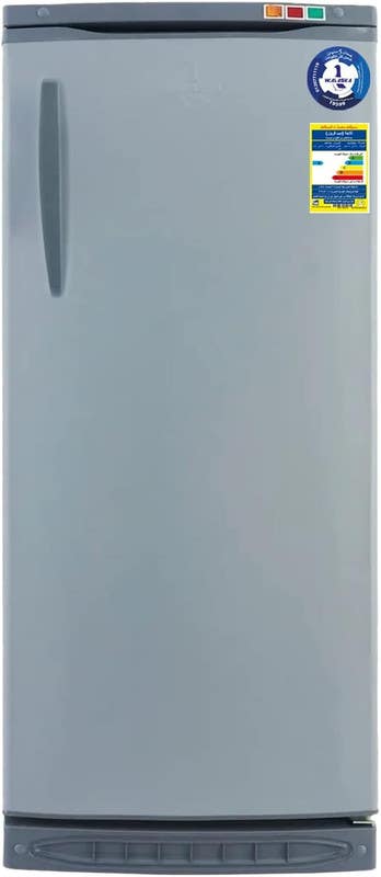 Alaska UP270 Vertical Defrost Deep Freezer, 5 Drawers, 220 Liters - Gray