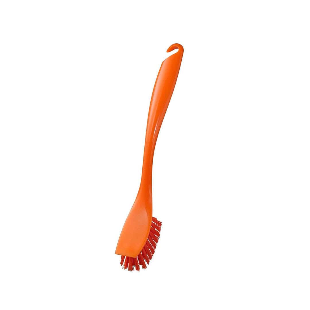 Dishwashing brush, 25 cm - Orange