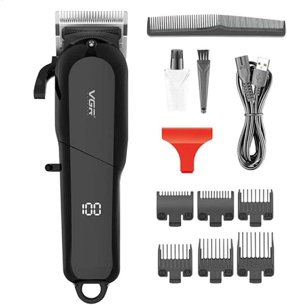 VGR V-118 Cordless Shaver, 2000 mAh - Black