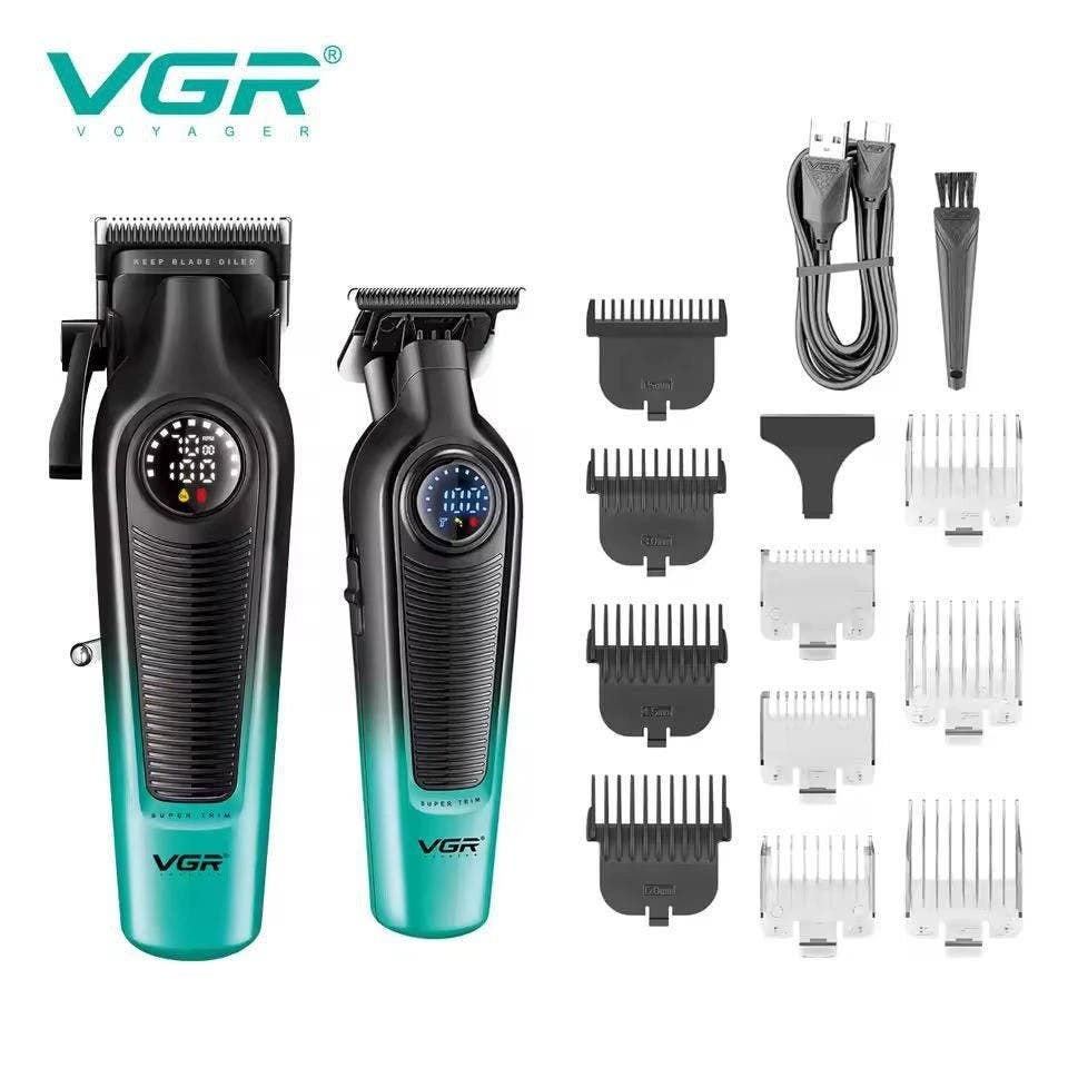 VGR V-196 + V-996 Multi-Purpose Use Shaving Machine For Men - Black Gold