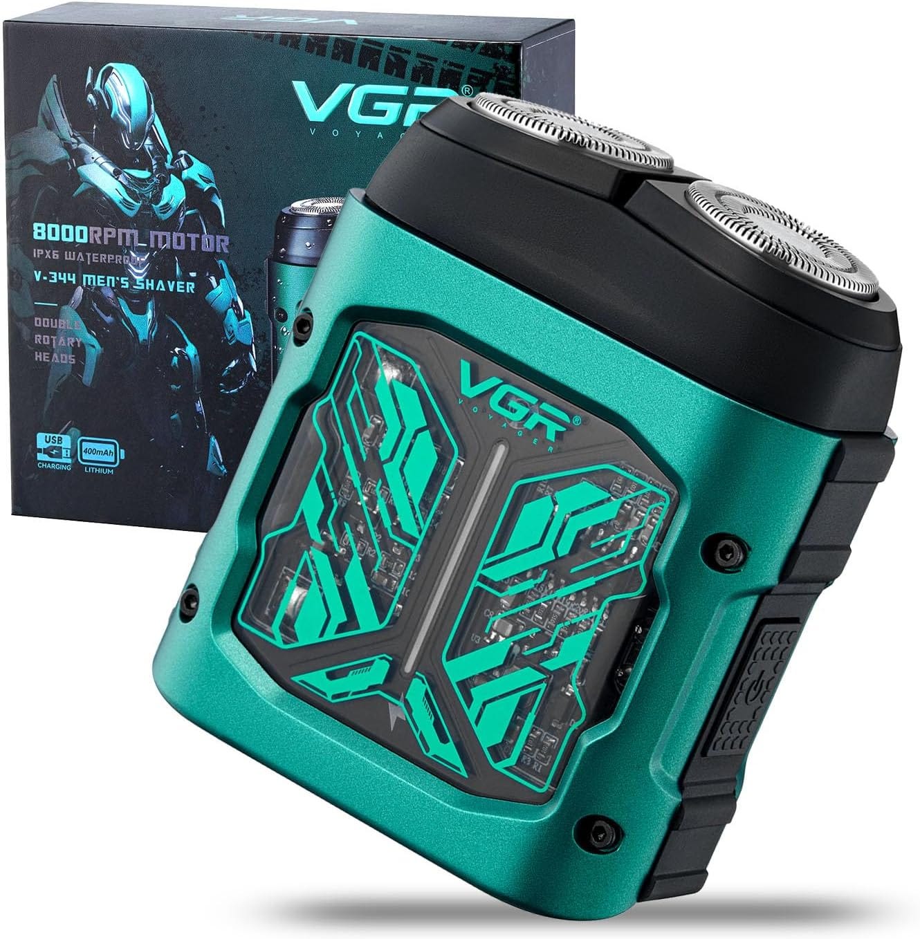 VGR v-344 Multi-Purpose Use Shaving Machine For Men - Multi Color