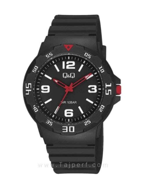 Q&Q V02A-013VY Round Analog Casual Watch For women, L /40 - 48 mm - Black