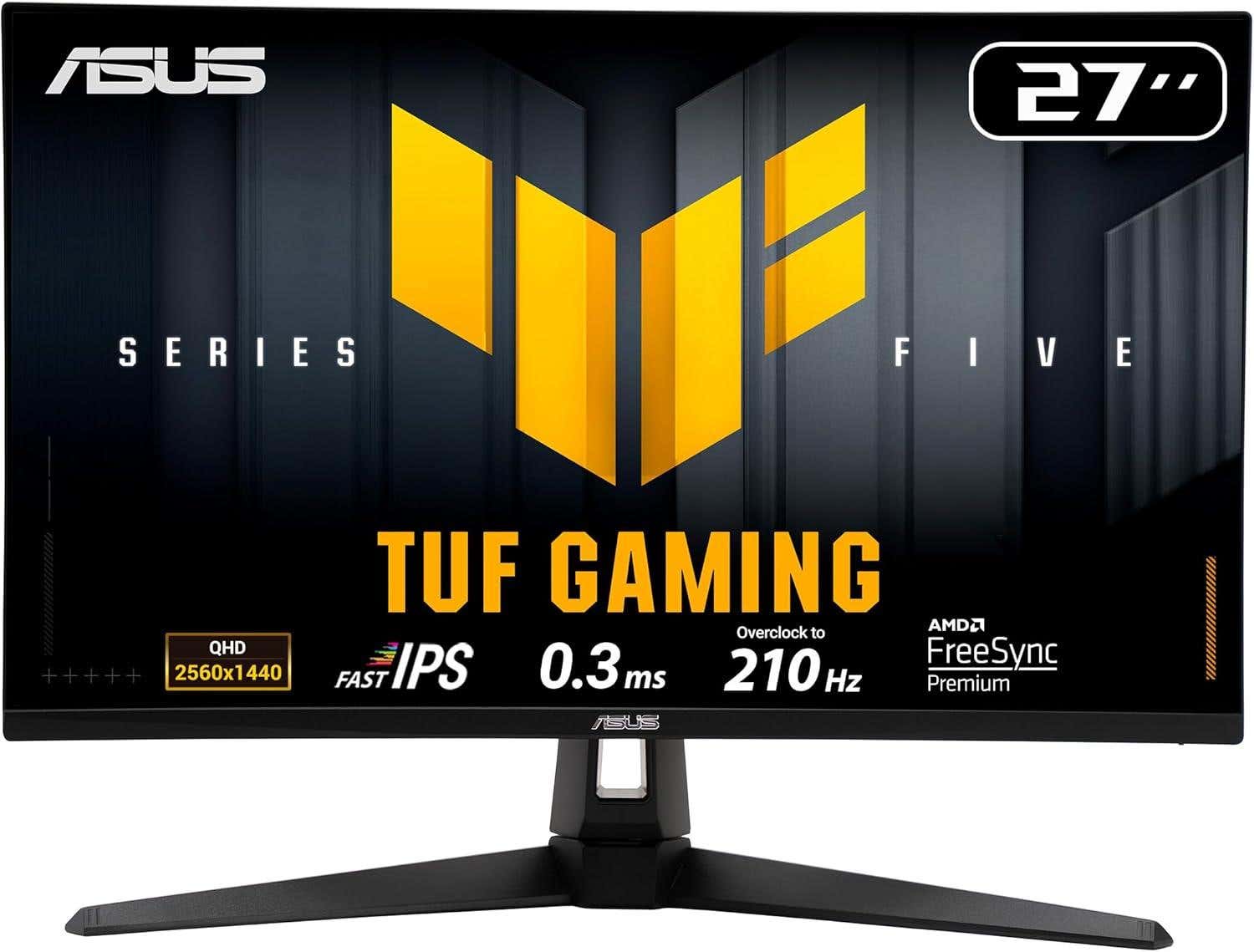 ASUS TUF Gaming VG27AQL5A 27” QHD 210Hz Fast IPS Gaming Monitor