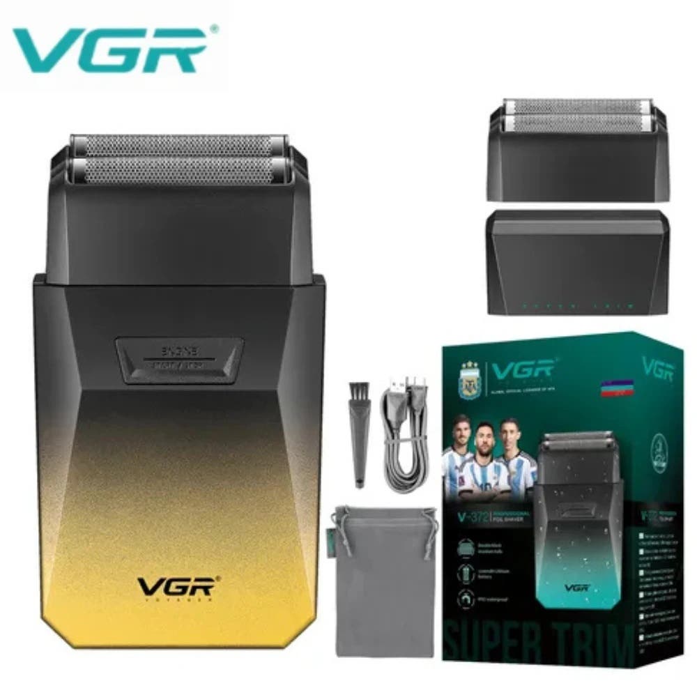 VGR VGRV-372 Professional Electric Shaver, 1200 mAh lithium battery - Black Gold
