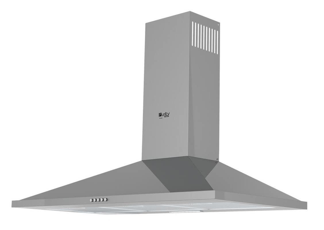 Purity ETO PRO PLUS 90 Built-in Kitchen Hood, 90 cm, 5 Speeds - Grey