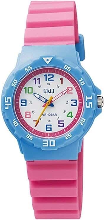 Q&Q VR19J014Y Round Analog Casual Watch For women, M /26 - 39 mm - Pink