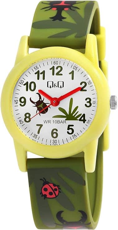 Q&Q VR99J016Y Round Analog Kids Watch For Kids, M /26 - 39 mm - Multicolor