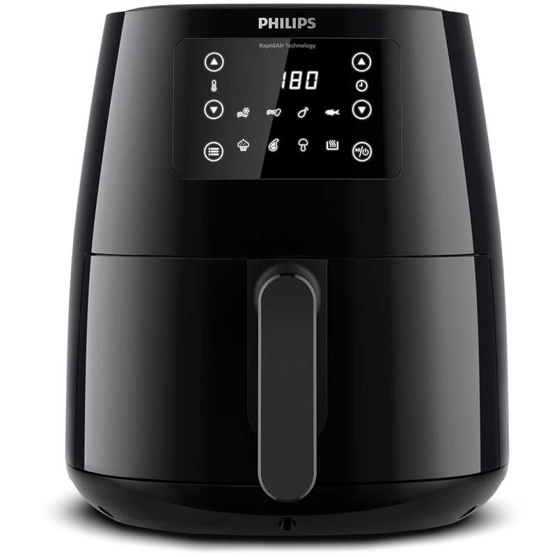 Philips HD9243/90 Air Fryer, Rapid Air Technology, 4.1 Liter, 1550 Watt - Black