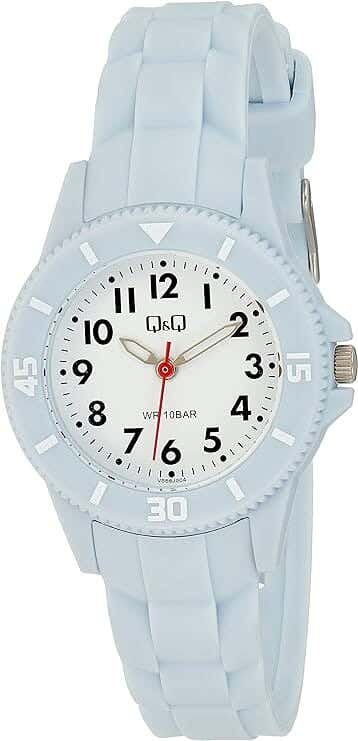 Q&Q VS66J004Y Round Analog Casual Watch For Girls, M /26 - 39 mm - Grey