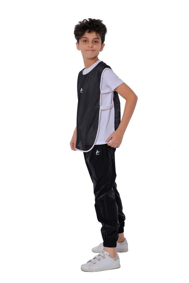 Anja Polyester Sport Vest, For Boys - Black