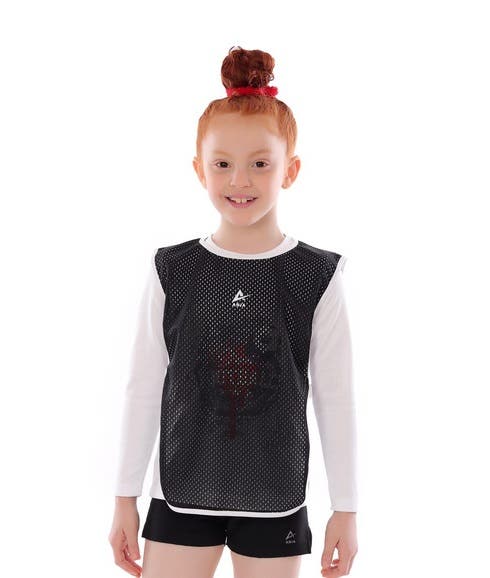 Anja Polyester Sport Vest, For Girls - Black