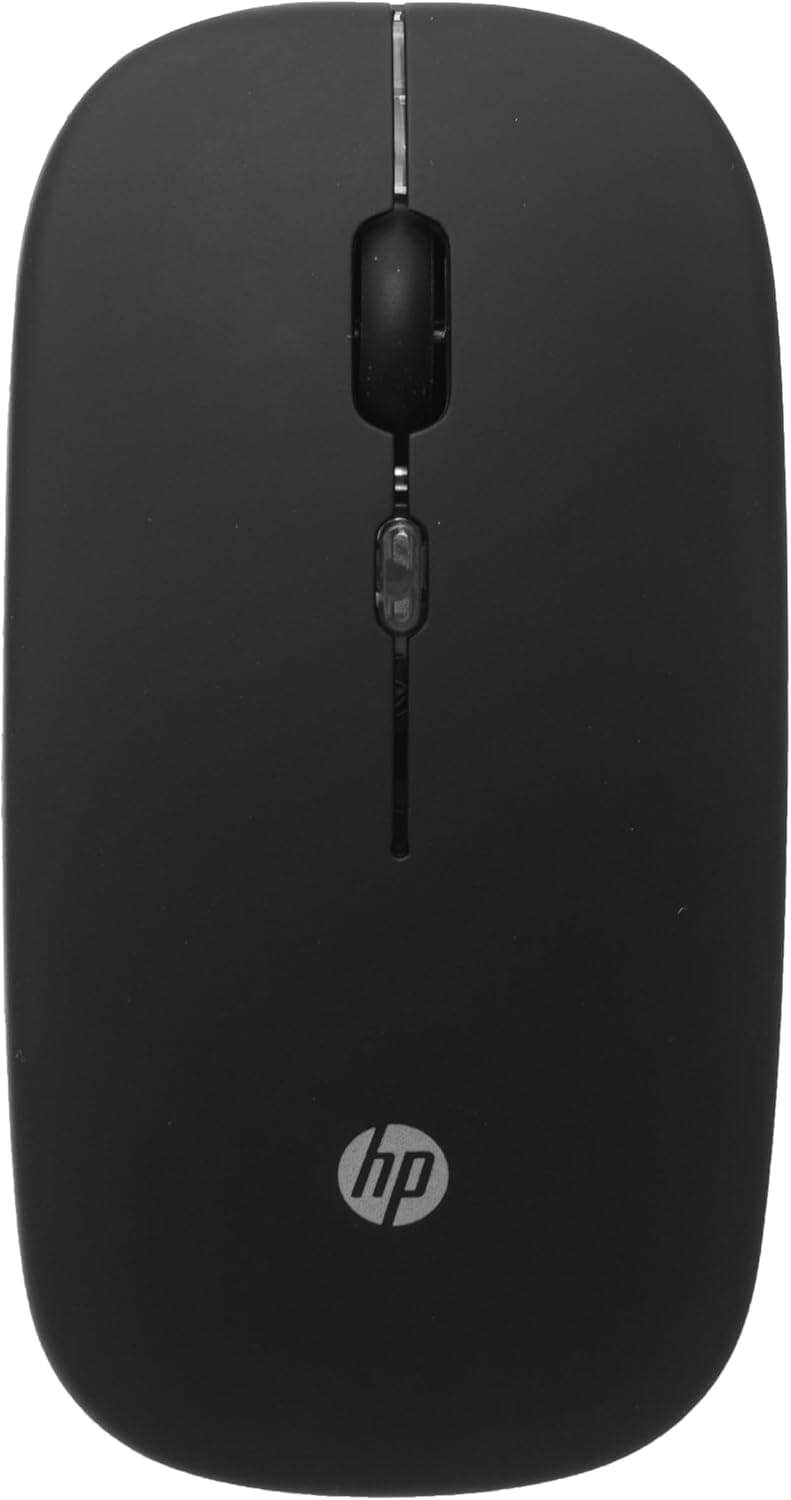 Wireless Mouse Usb, Bluetooth, Built-In Rechargeable Batteries, W10 - Black
