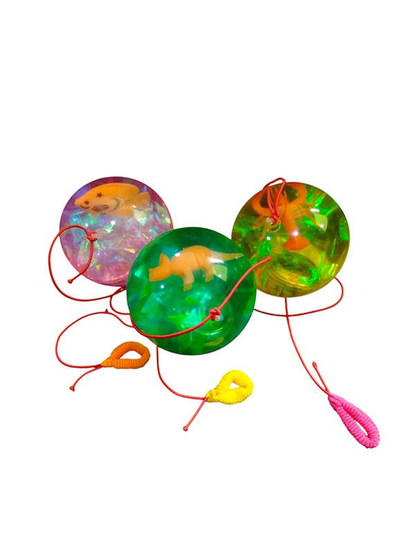 El-Safwa Plastic Ball Toy With Fish's Inside For Children - Multicolor