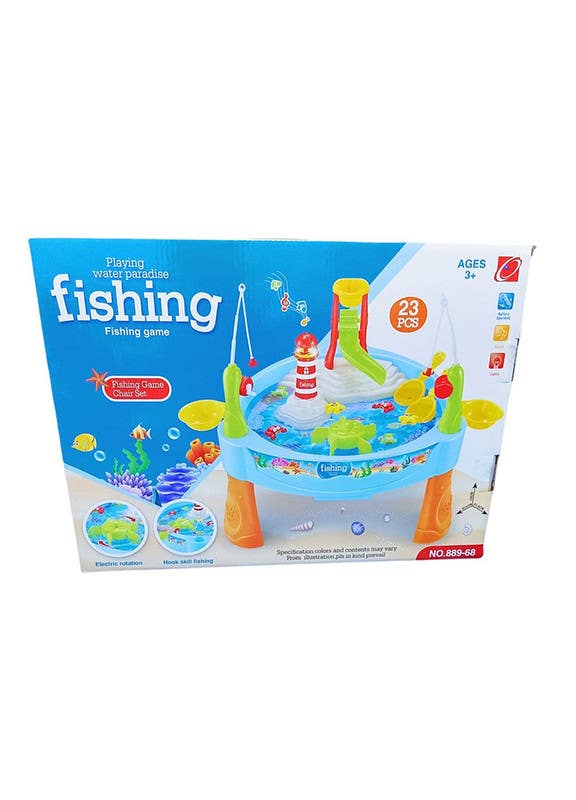 El-Safwa Fish Tank Toy With Fishes For Children, 23 pieces - Multicolor