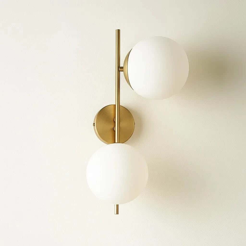 Wall sconce, metal, 50x15 cm - gold