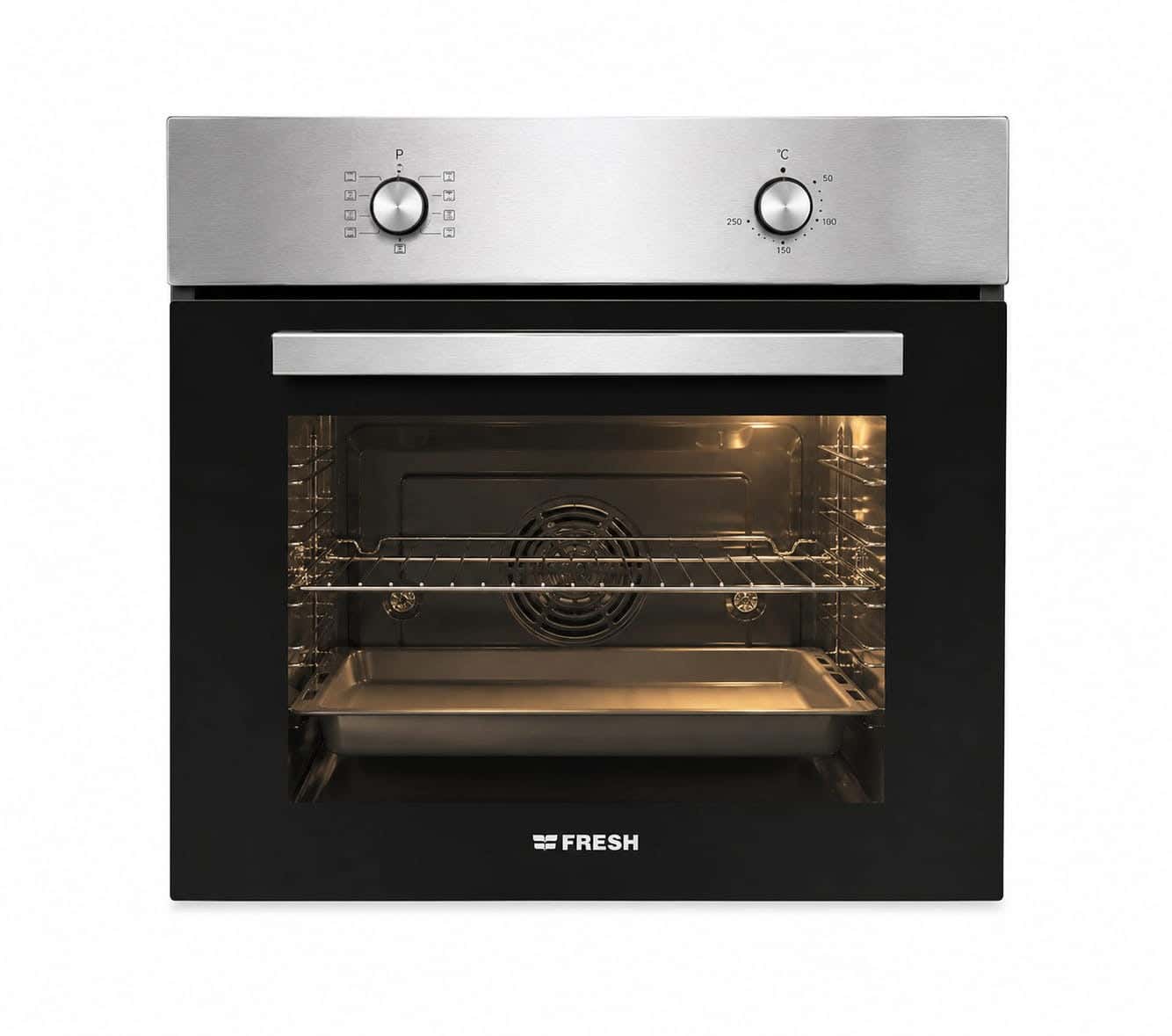 Fresh 21668 Built-in Oven, 60 cm, Gas - Silver