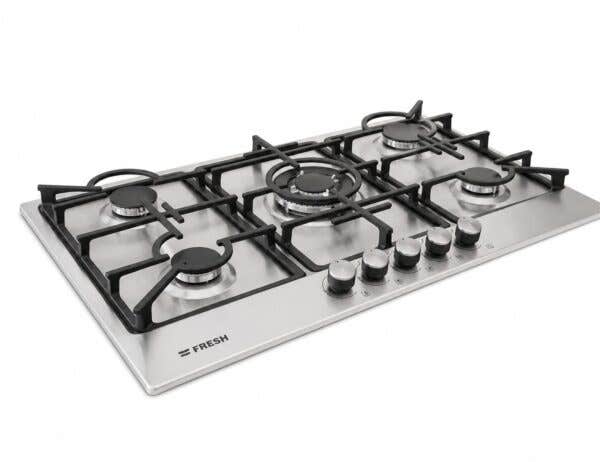 Fresh 21663 Built-in Gas Hob, 90 cm - Silver