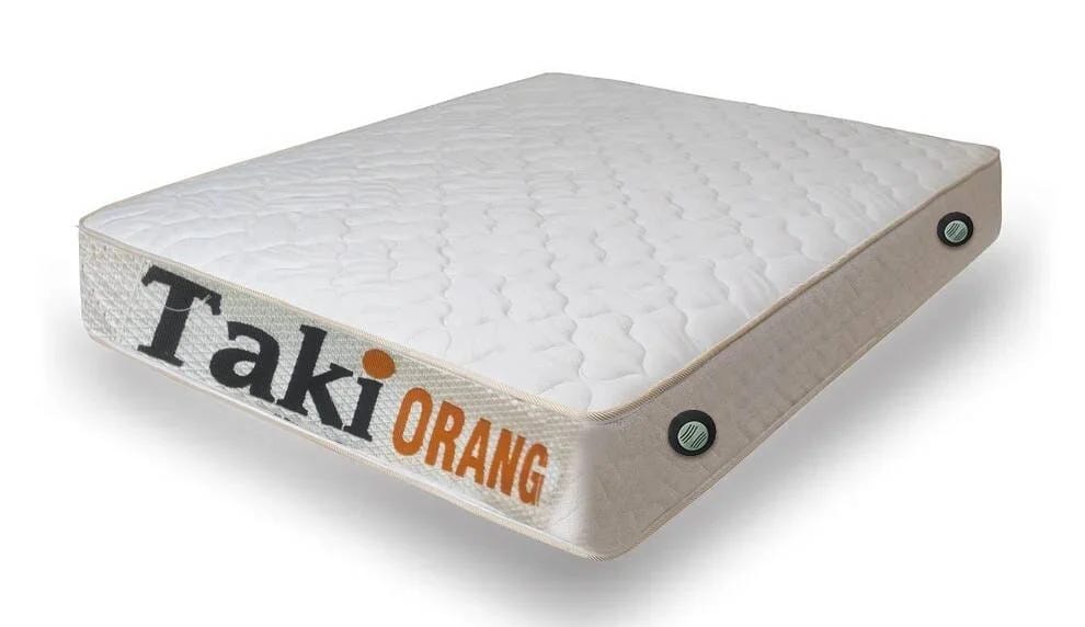Taki Orange Taki2/RF Spring Connected Mattress, Height 30 cm, 120 x 195 cm - White