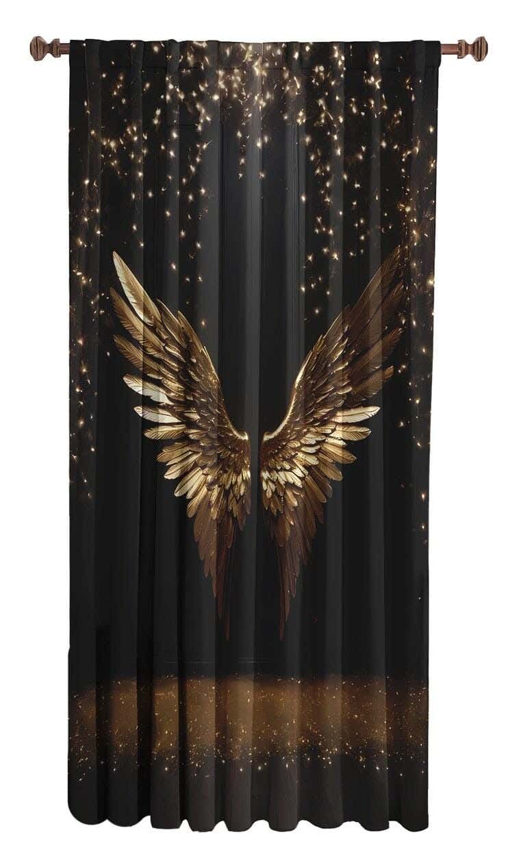 Velvet One Side Decorative Curtain, 250×145 Cm - Multicolor
