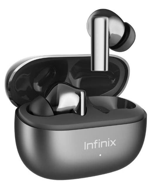 Infinix TWS-XE38 Wireless Earbuds, Up to 40 Hour Battery Life, Noise Cancellation - Black
