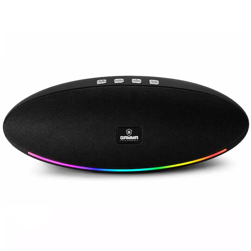 Gamma GT-710 Portable Wireless Speaker, 6 Watt, RGB lighting, Bluetooth - Black