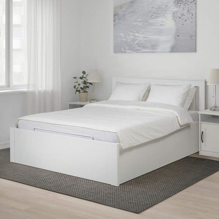 MDF bed, 160x200 cm - white