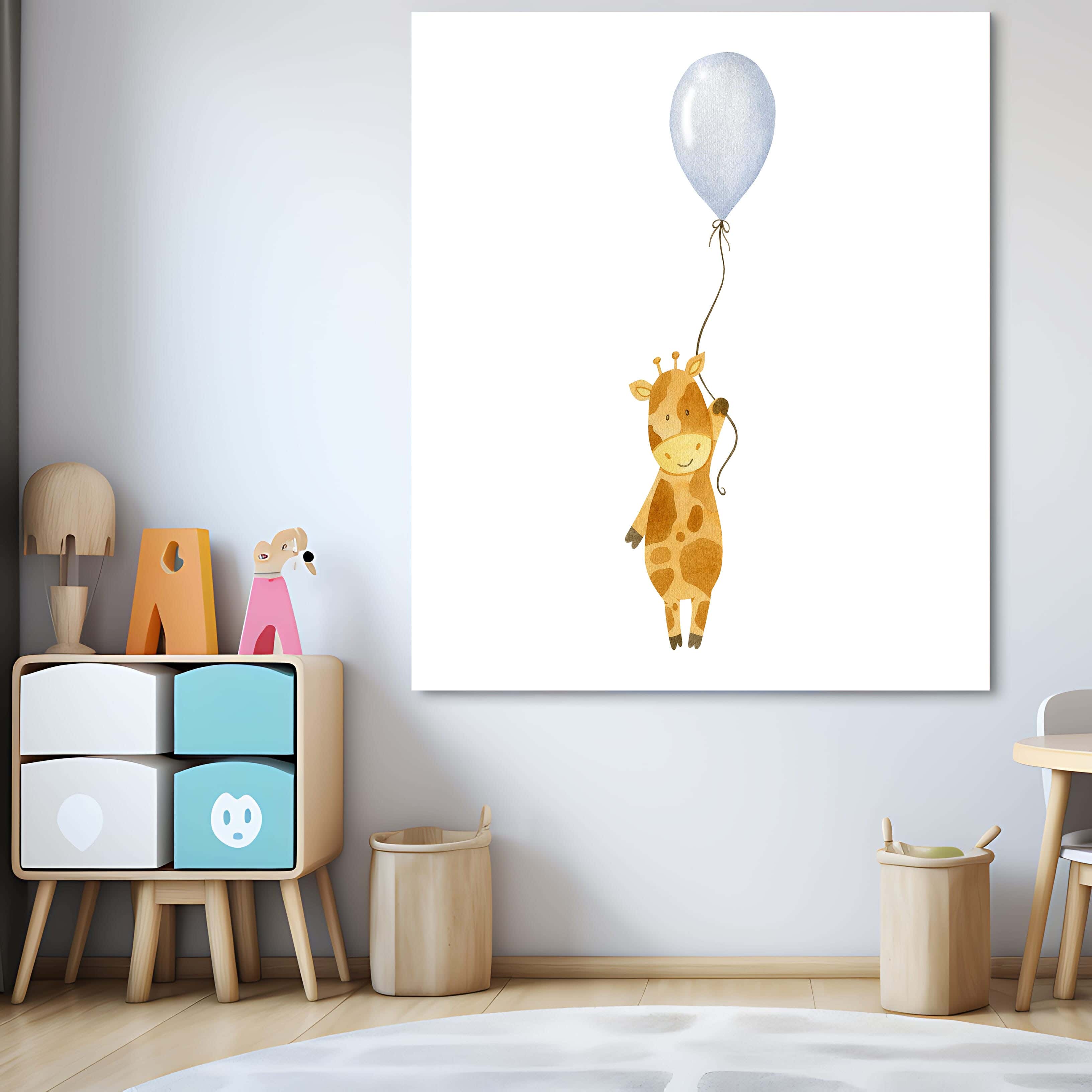 Wooden canvas print, 60 x 60 x 2 cm - Multicolor